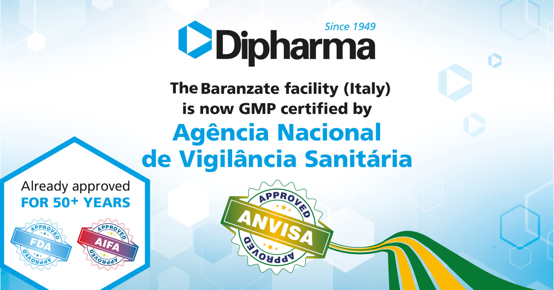 ANVISA certification Baranzate site